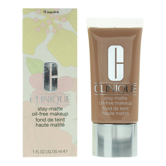 Clinique Stay-Matte Oil-Free Makeup Foundation - 15 Beige