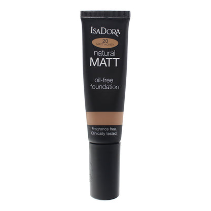 IsaDora Natural Matt Oil-Free Foundation - 20 Honey