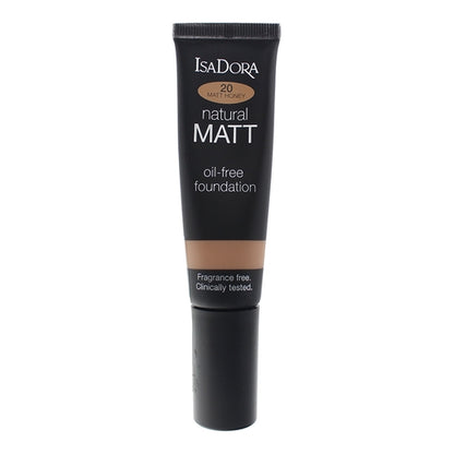 IsaDora Natural Matt Oil-Free Foundation - 20 Honey