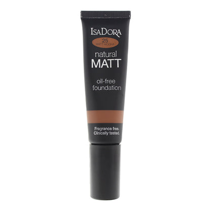 IsaDora Natural Matt Oil-Free Foundation - 25 Mocha