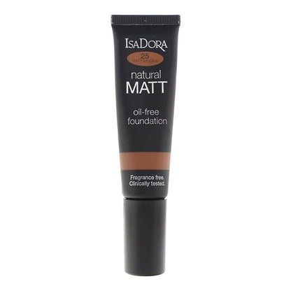 IsaDora Natural Matt Oil-Free Foundation - 25 Mocha