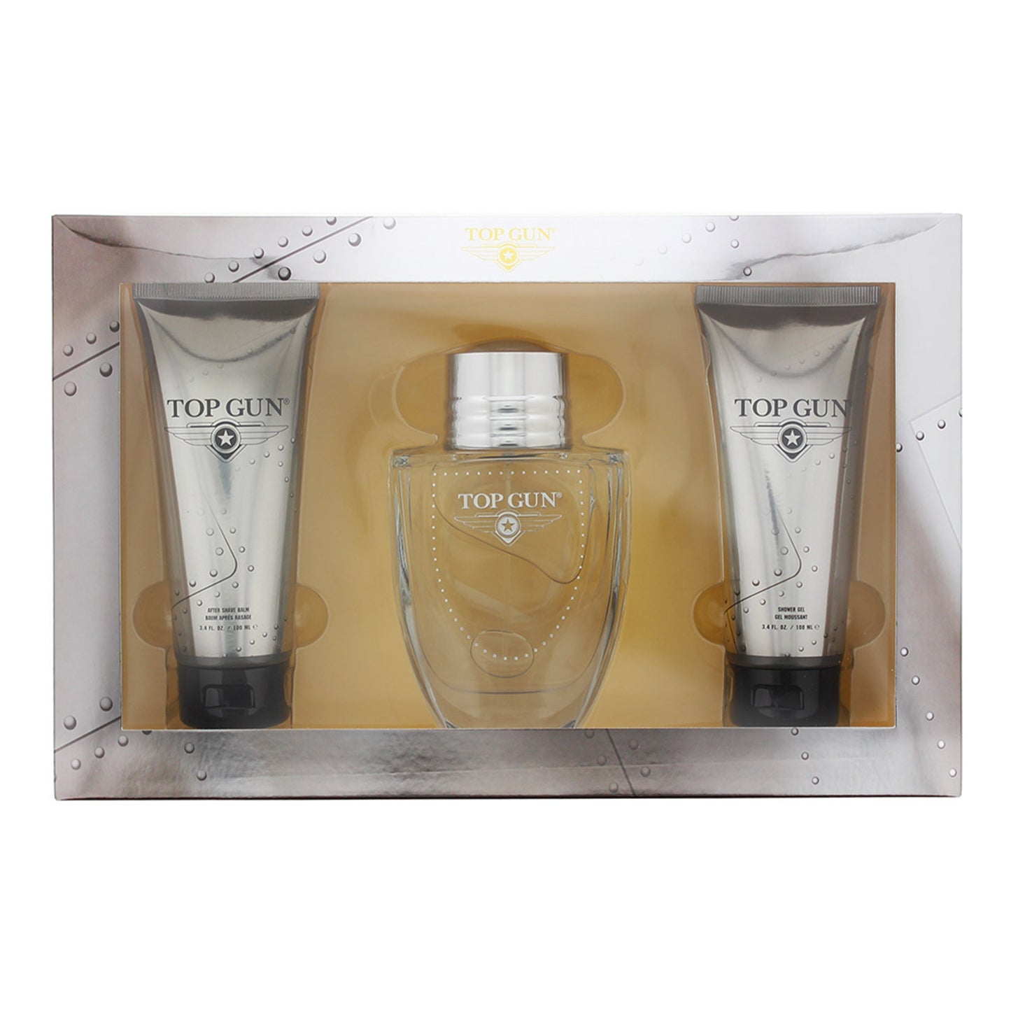 Top Gun Chevron Gift Set 100ml EDT + 100ml Shower Gel + 100ml