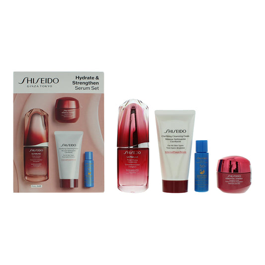 Shiseido Ultimune Hydrates & Strenghten Serum Gift Set 4 Pieces