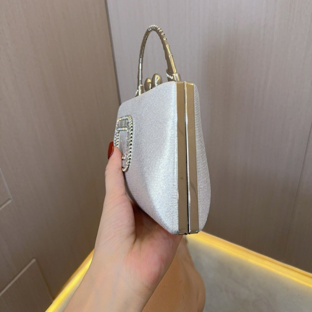 Gold Clutch Silver Clutch Purses Ladies Evening bag Party Dinner Bag