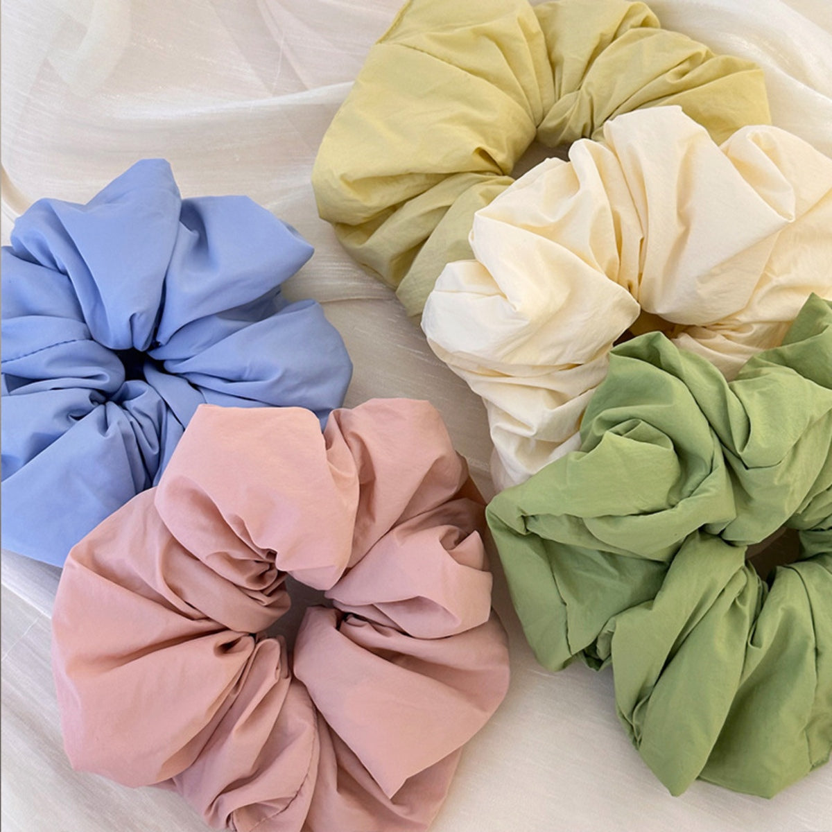 Ruched Elastic Hair Scrunchy