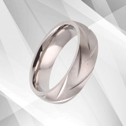 6mm Tungsten Wedding Engagement Anniversary Band Ring 18Ct White Gold