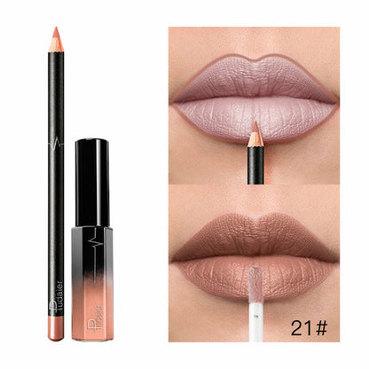 36 Color Matte Lip Gloss Lip Liner Matte Matte Lip Glaze Lipstick Penc