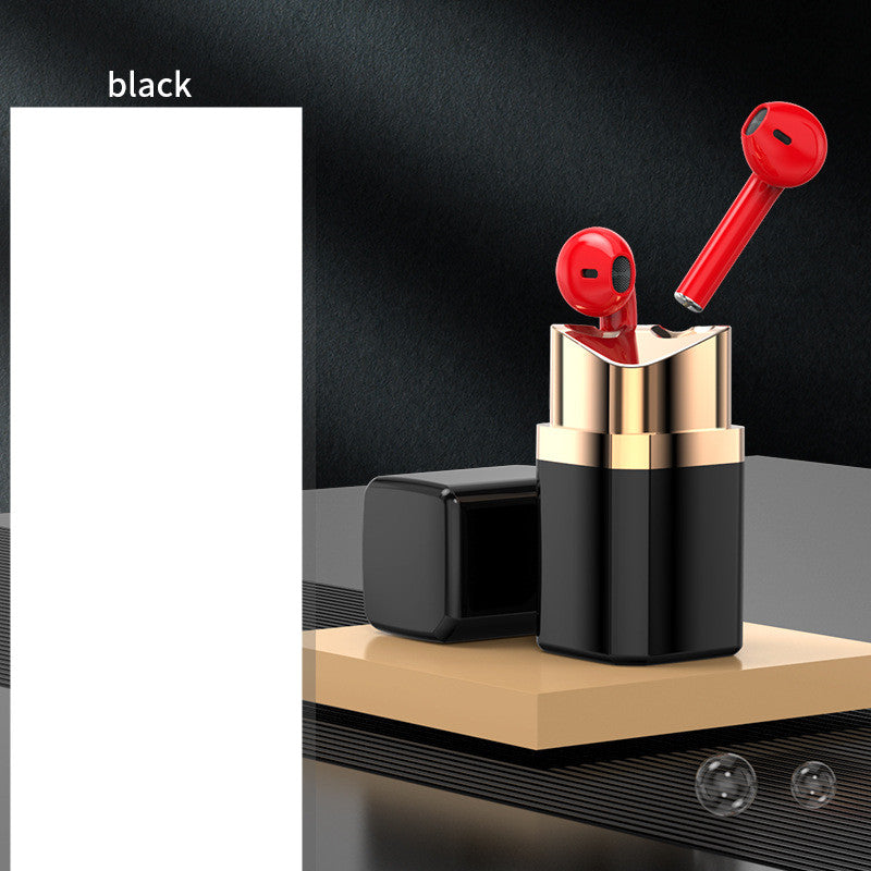 Fashion Individual Earphone Lipstick In-ear Noise Reduction