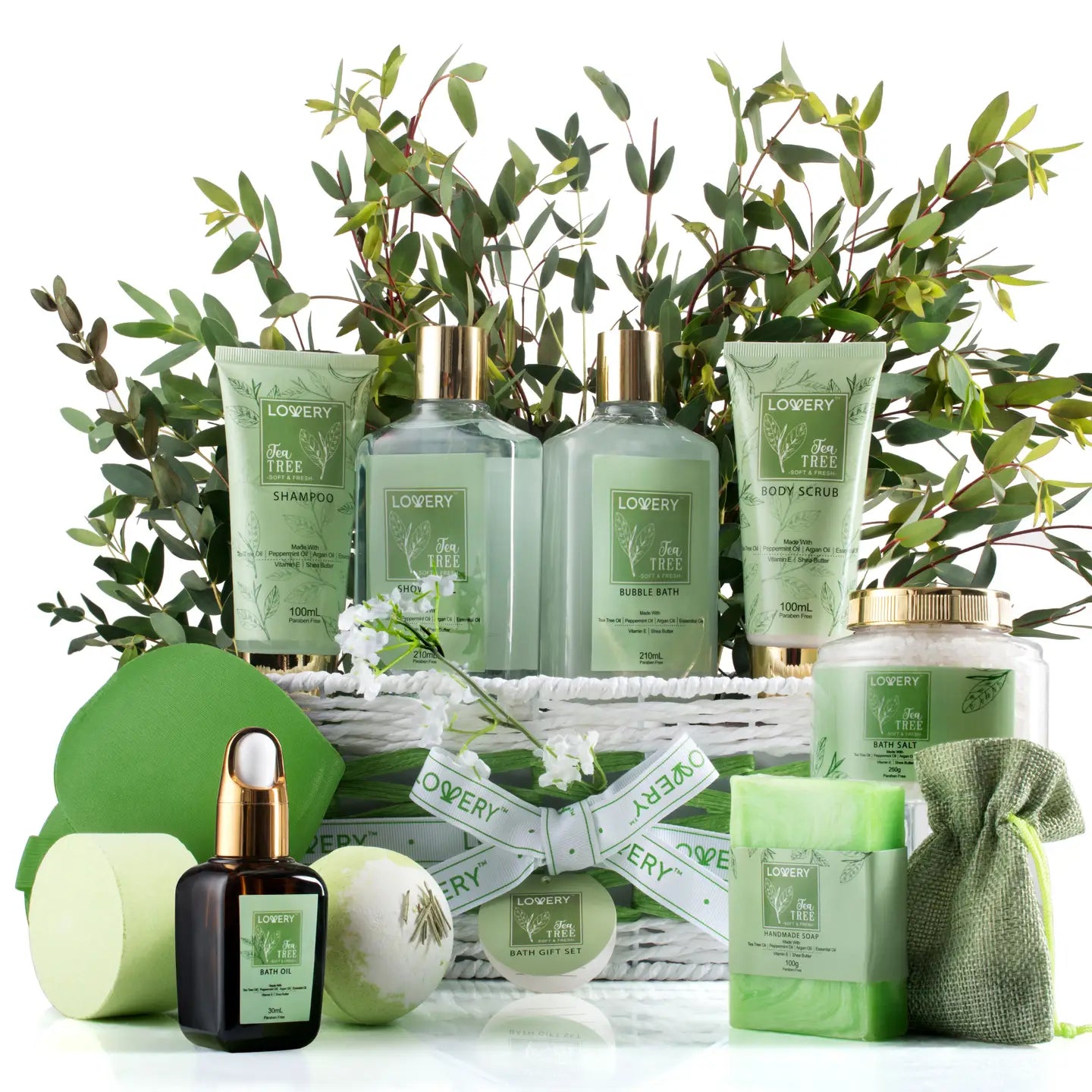 Wholesale Tea Tree Bath & Body Set - Luxury Aromatherapy Home Spa Set