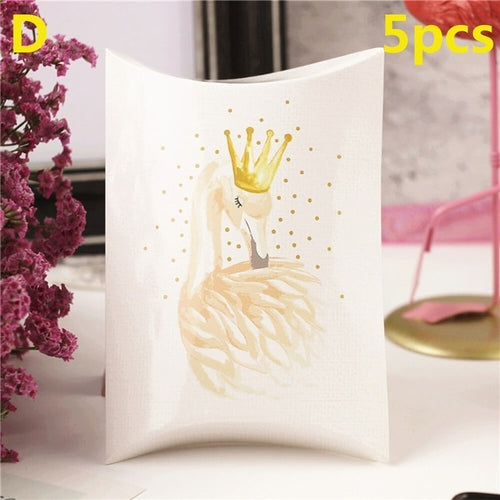 5pcs Candy Gift Box Wedding Birthday Party Guest