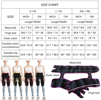 3 in 1  Wlaist Booty Trainer Weight Loss Slimming Belt