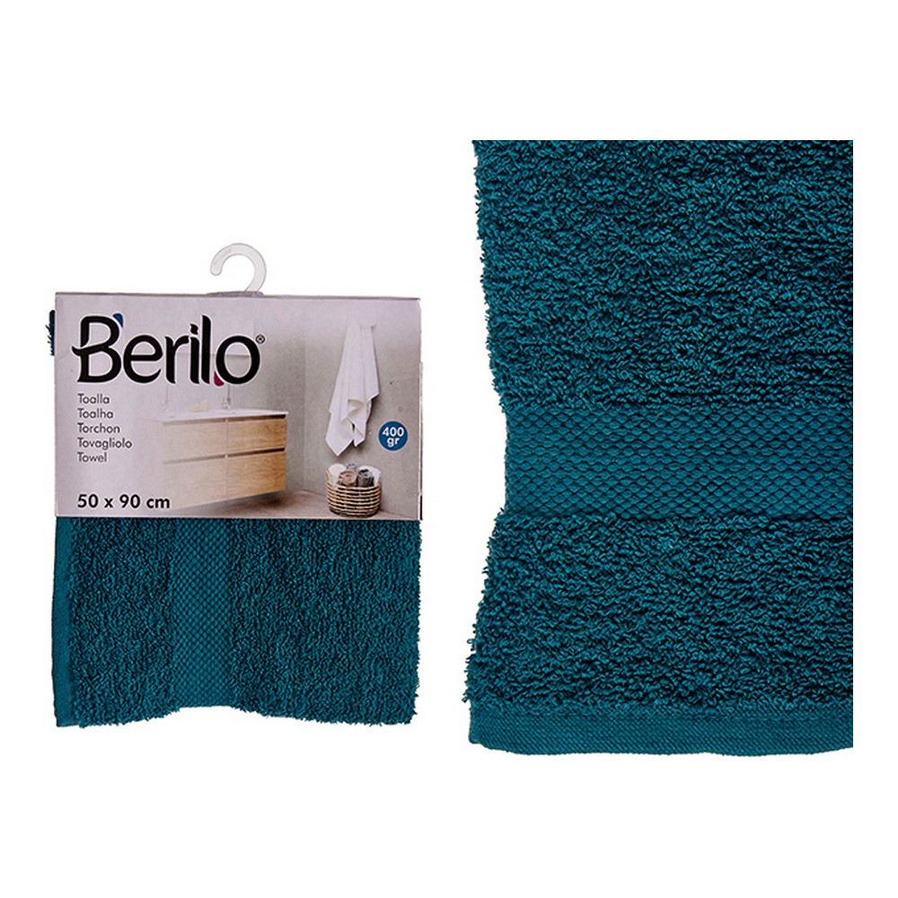 Bath towel Blue