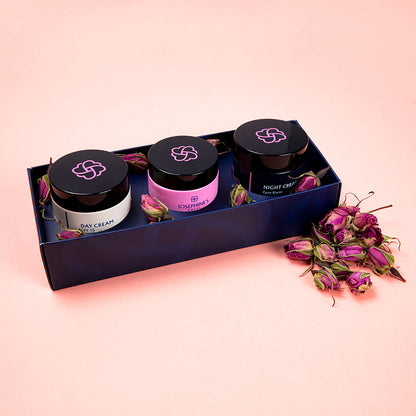 Josephine's Roses Gesichtscreme-Set, Anti-Aging Tagespflege und