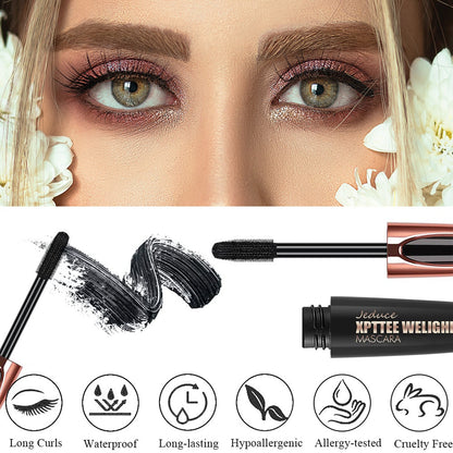 1/2 Pack Black 4D Silk Fiber Eyelash Mascara Extension Makeup