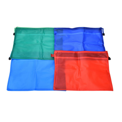 A4 Plastic File Folder Zipper Waterproof Bag Paper