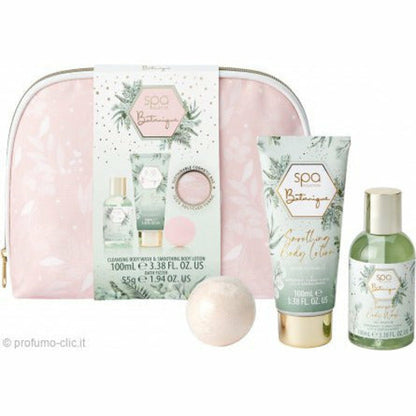 Spa Botanique Cosmetic Bag Gift Set Eco Packaging 100ml Body Lotion +