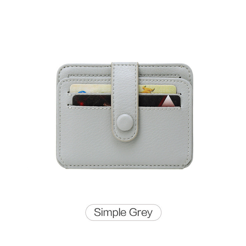 Slim & Stylish Women's Credit Card Holder - Multi Card Slots & Flap Snap Closure