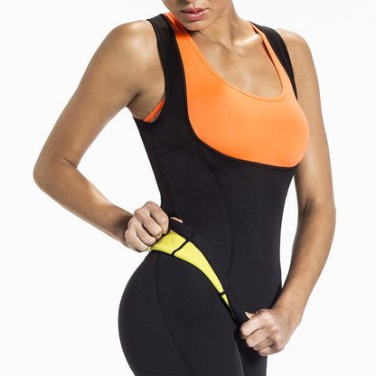 Plus Size Neoprene Sweat Sauna Body Shapers Vest Waist Trainer Slimmin