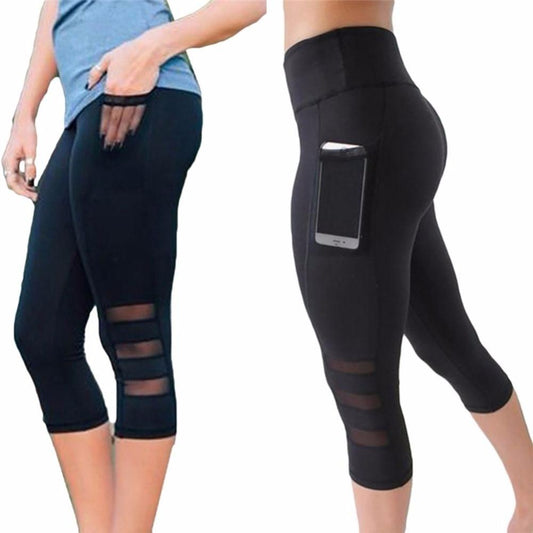 EP Calf-length Pants Capri Pant Sport leggings Women Fitness Yoga Gym