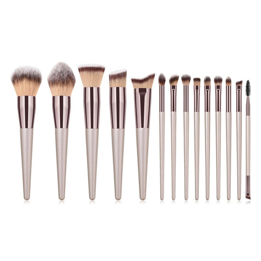 14pcs Fashionable Brushes Contour Blush Makeup Professional Foundation