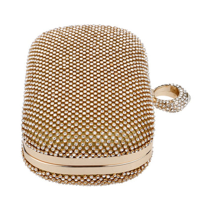 Evening Clutch Bags Diamond-Studded Evening Bag With Chain Shoulder