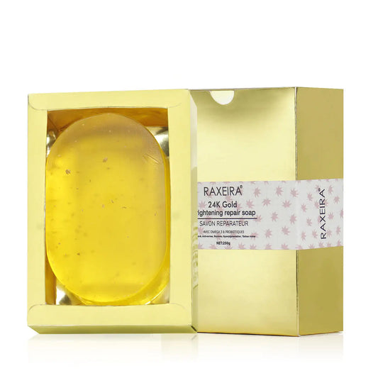 24k gold soap whitening extract whitening herbal soap 24k gold foil soap Face And Body