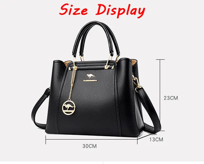 Factory Customize Fashion Ladies Handbag Large Capacity PU Leather Diagonal Cross Bag High-quality Women Business Tote Bag