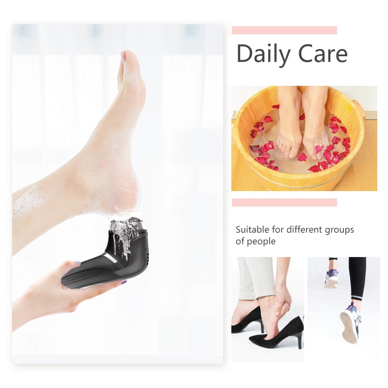 Electric Pedicure Foot Grinder File Callus Remover USB Rechargeable