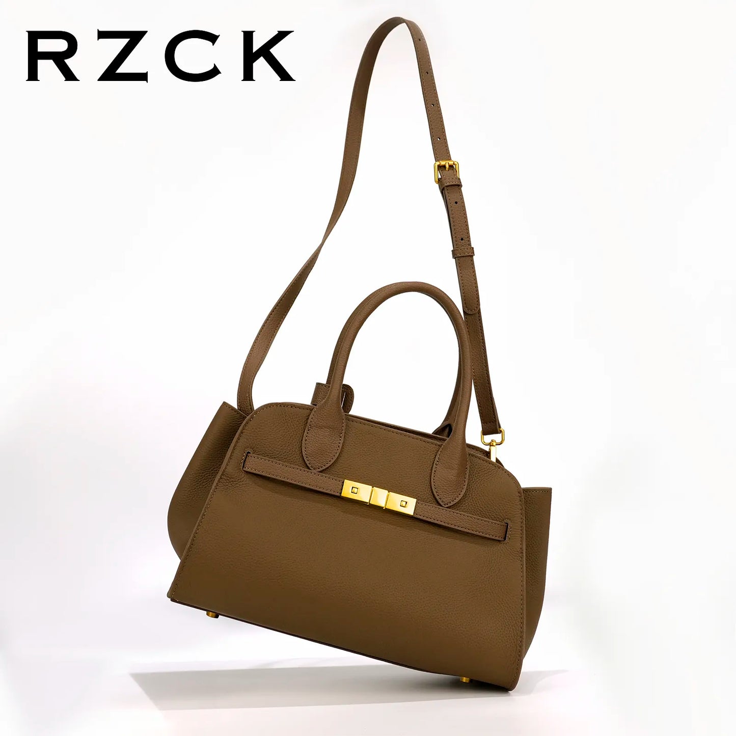 Fashion Luxury Work Italy Genuine Leather Handbags for Women Custom Trendy Designer Crossbody Shoulder Messenger Bags