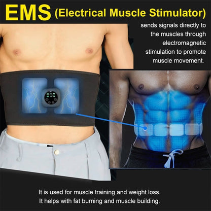 EMS Fitness Trainer Belt Waist Support Training Device