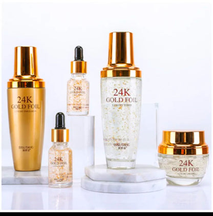 24K Gold Womens Anti Aging Set