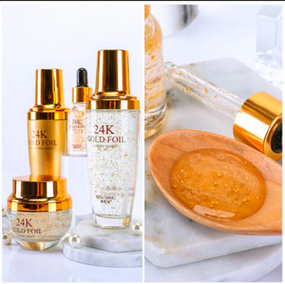 24K Gold Womens Anti Aging Set