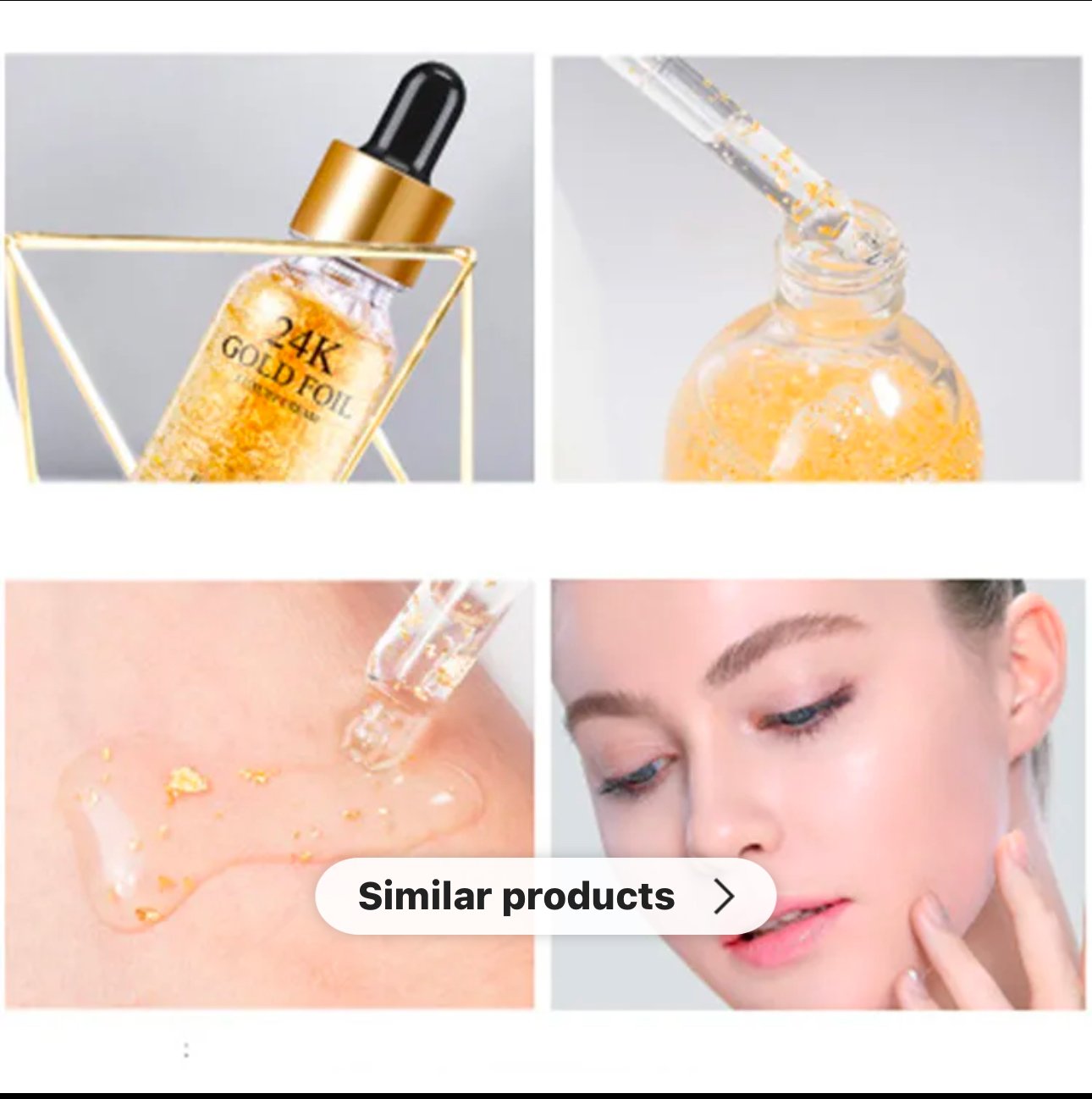 24K Gold Womens Anti Aging Set