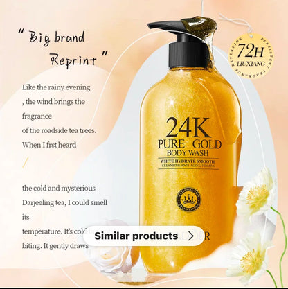 24K Gold Anti Aging Brightening Shower Gel