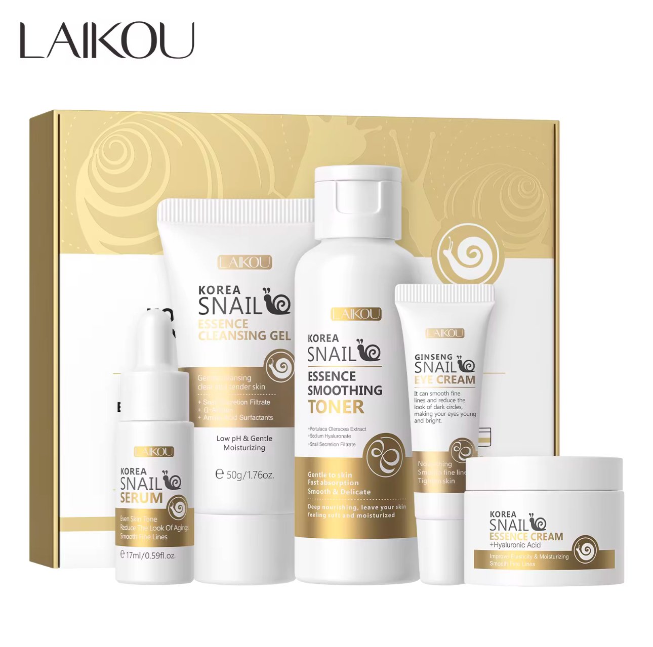 Snail Skin Revitalizing Anti Aging Skin Care Set