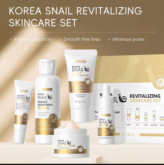 Snail Skin Revitalizing Anti Aging Skin Care Set