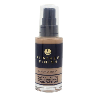 Lentheric Feather Finish Matte Touch Moisturising Foundation - Honey