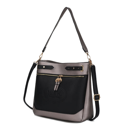 Evie two tone Vegan Leather Women Shoulder bag