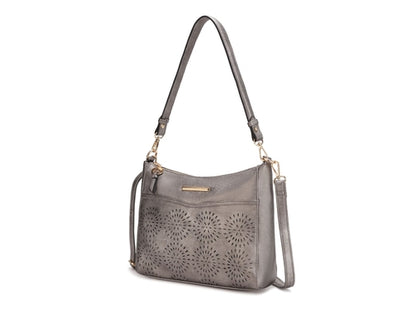 Alanis Laser Cut Vegan Leather Women Shoulder Bag