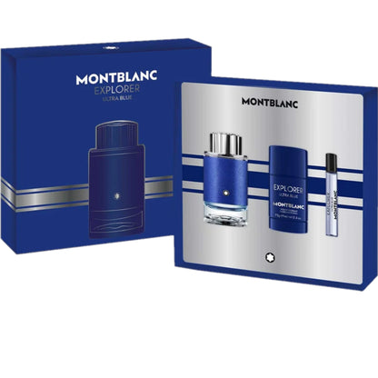 Mont Blanc Explorer Ultra Blue Gift Set 100ml EDP + 75g Deodorant