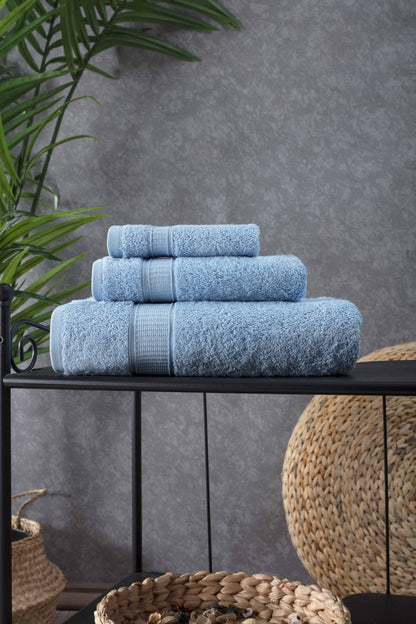 Turkish Cotton Bath Towel Set of 3