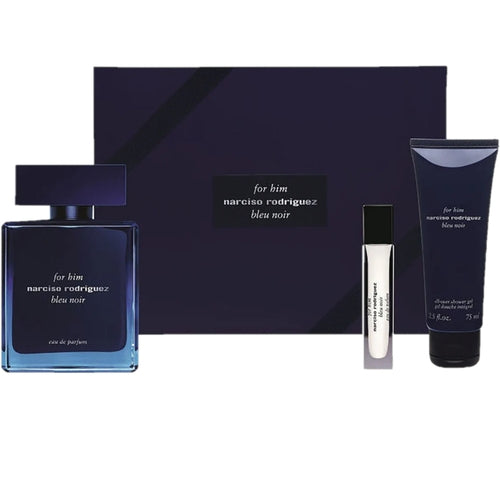 Narciso Rodriguez Bleu Noir Gift Set 100ml EDP + 10ml EDP + 50ml