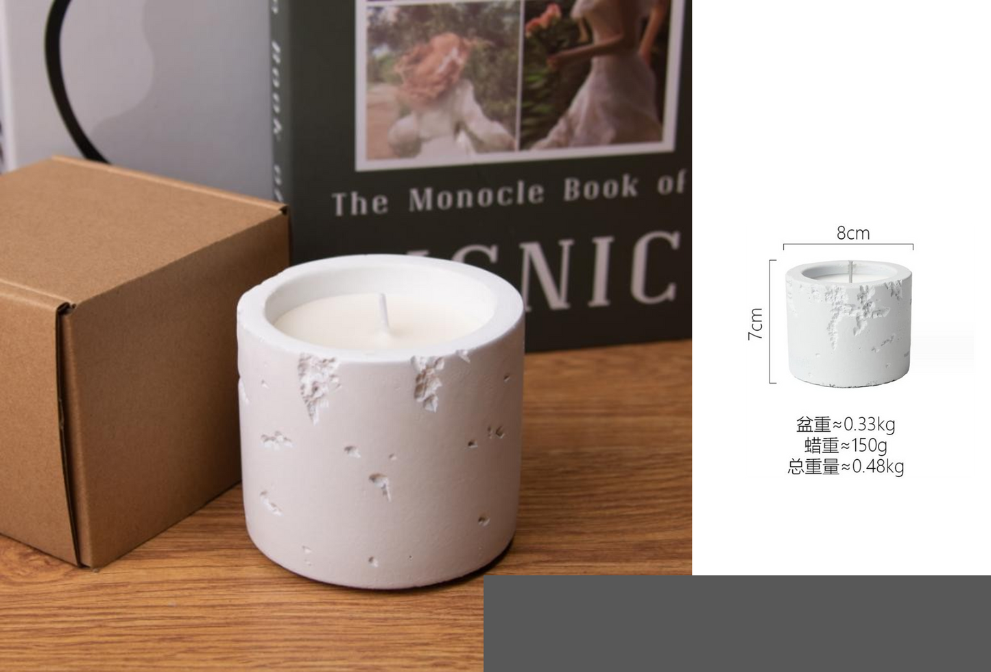 Cement Cup Scented Candle