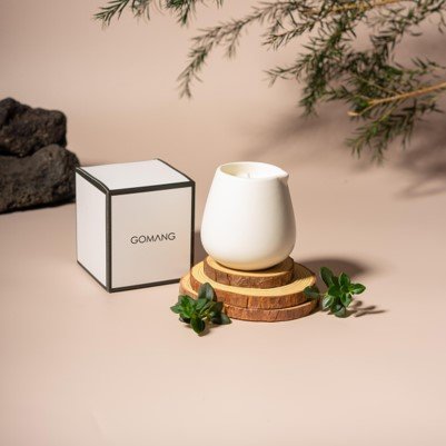 Eagle beak ceramic bottle massage candles