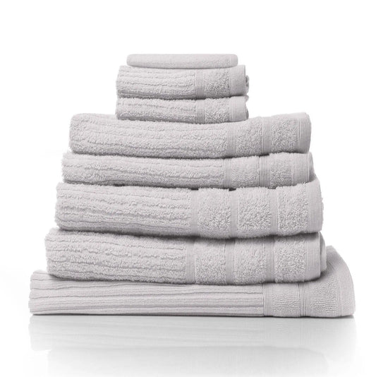 Royal Comfort Eden Egyptian Cotton 600GSM 8 Piece Luxury Bath Towels