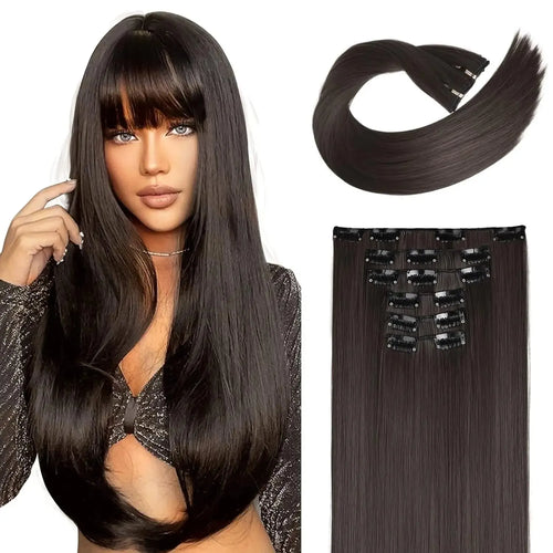 Clip In Hair Extensions Hair Extensions Thick Long Lace Weft