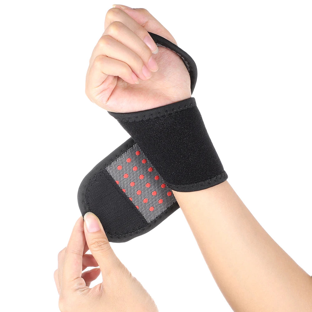 Heating Foam Wristbands Wrapped Joint Self-Heating Wrist Support Brace