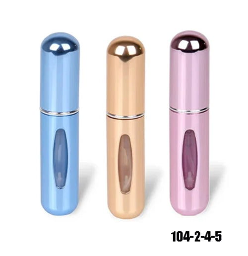 Solid Color 5ml Bottom Flush Rechargeable Perfume Bottle Sprayer Small