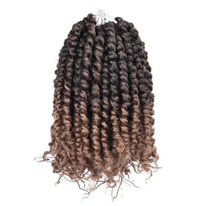 8 Inch Pre-twisted Passion Twist Crochet Hair for Black Women Crochet