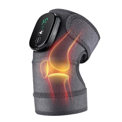 Electric Heating Knee Shoulder Massager Pad Brace LED Vibrators